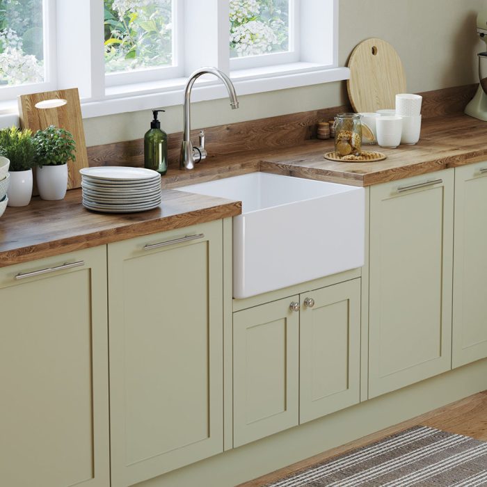 Olivia Single Butler Sink, Small