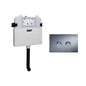 RT Pneumatic In Wall Cistern for PWD Pans with Raised Chrome Flush Buttons