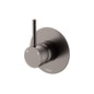 KAYA UP Wall Mixer Gun Metal Large Round Plate