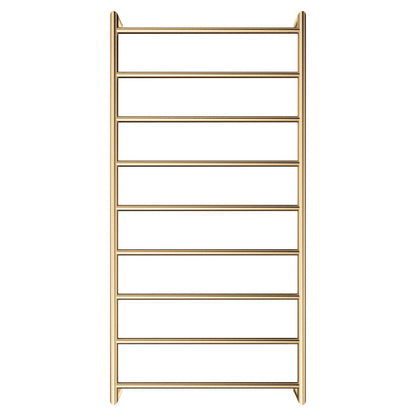 Kaya Heated Towel Rail, 600 x 1200mm, Urban Brass