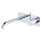 KAYA UP Basin/Bath Mixer 200mm Outlet Set Chrome Soft Square Plate