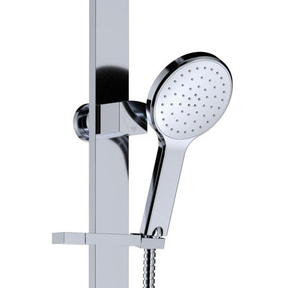 Lincoln Deluxe Twin Shower, Chrome