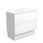 REBA Semi Inset BIANCO AMATO 900 Satin White Vanity On Kick NTH