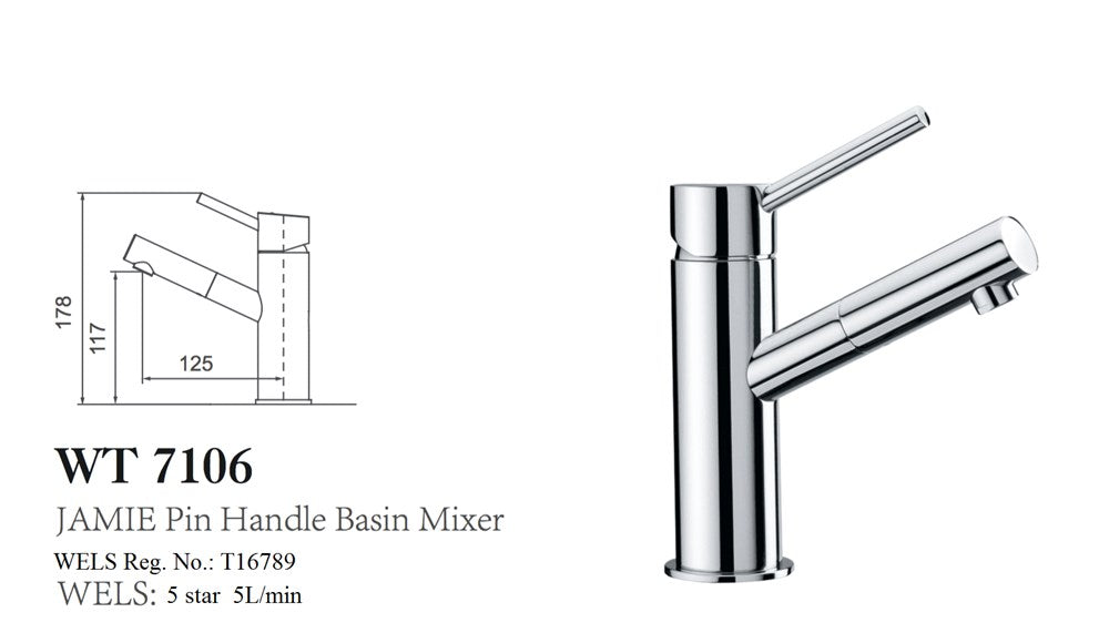 JAMIE Basin Mixer