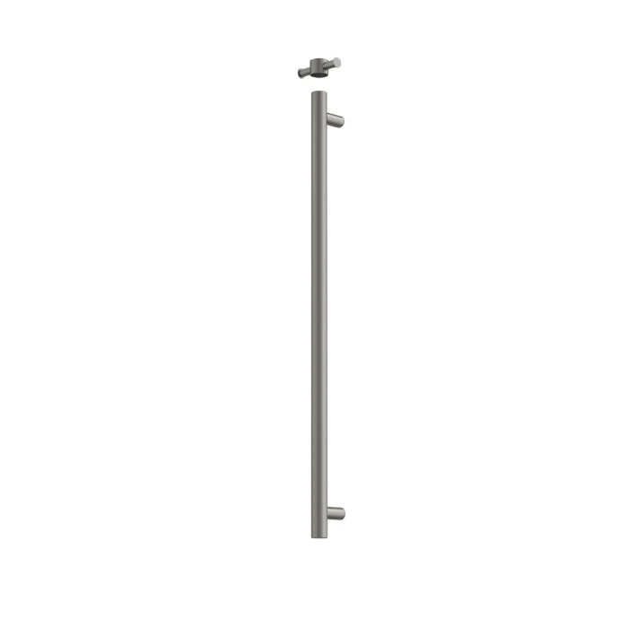 Caroma Liano II Heated Towel Rail Vertical Gunmetal (Transformer not included)