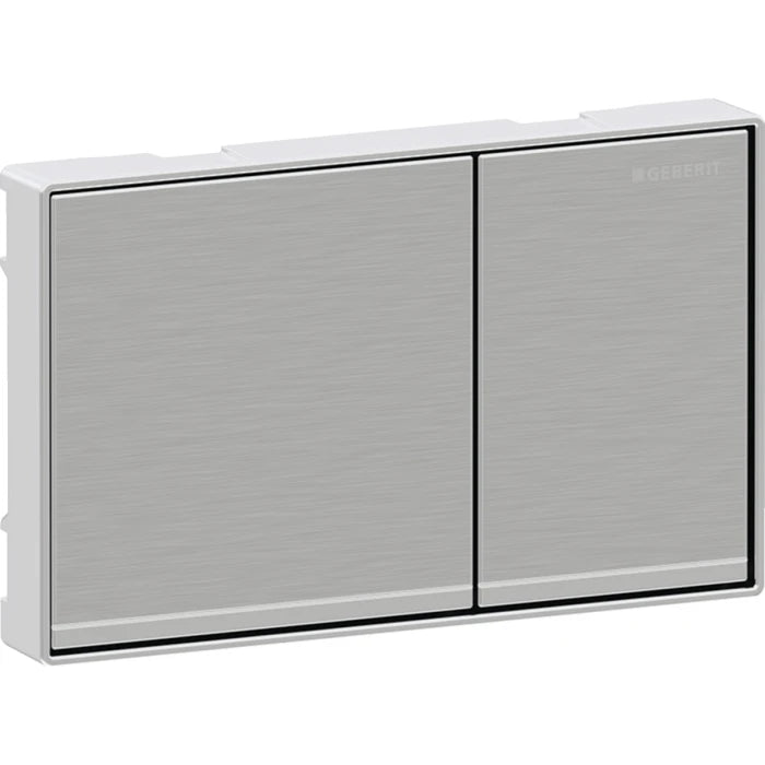 Geberit Omega60 actuator plate, square, dual flush, surface-even