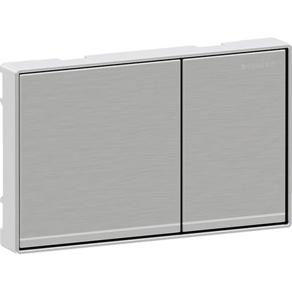 Geberit Omega60 actuator plate, square, dual flush, surface-even