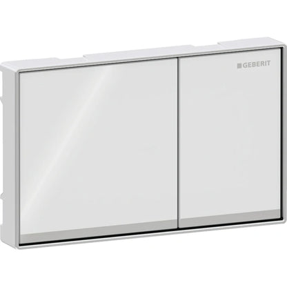 Geberit Omega60 actuator plate, square, dual flush, surface-even