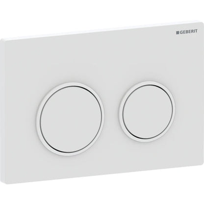 Geberit Omega20 actuator plate, round, dual flush