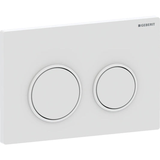 Geberit Omega20 actuator plate, round, dual flush