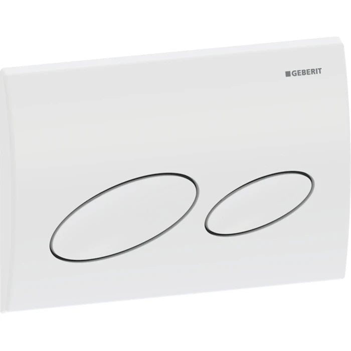 Geberit Kappa20 actuator plate, oval, for dual flush