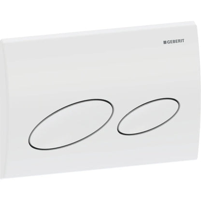 Geberit Kappa20 actuator plate, oval, for dual flush
