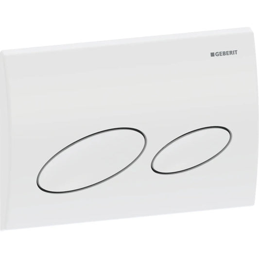 Geberit Kappa20 actuator plate, oval, for dual flush