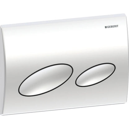 Geberit Kappa20 actuator plate, oval, for dual flush