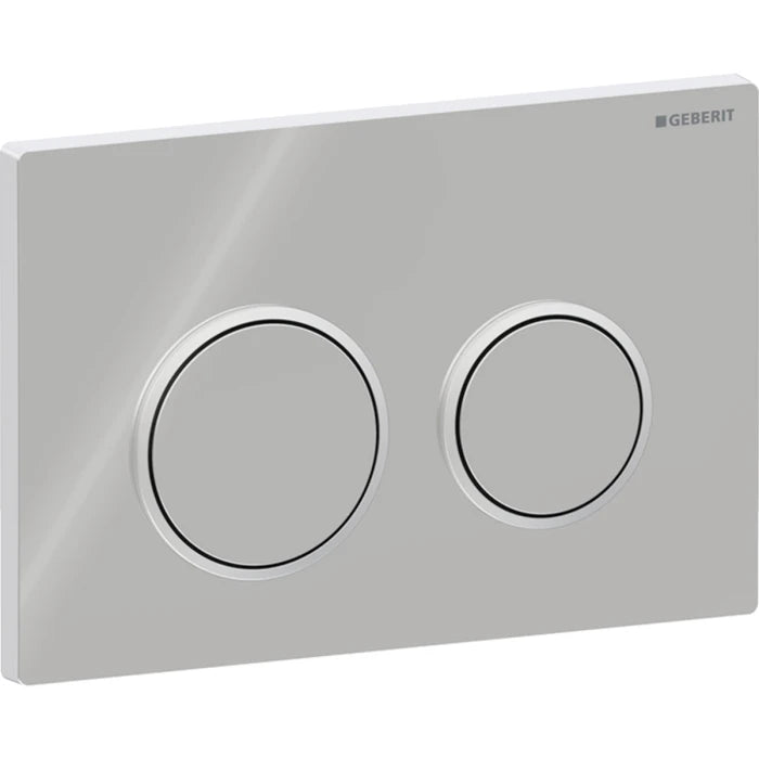 Geberit Kappa21 actuator plate, round, dual flush
