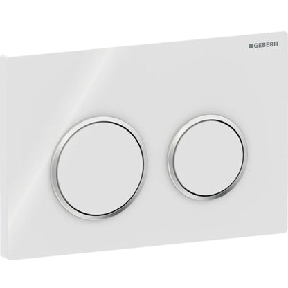 Geberit Kappa21 actuator plate, round, dual flush