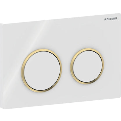 Geberit Kappa21 actuator plate, round, dual flush