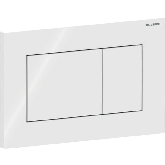 Geberit Sigma01 actuator plate, square, dual flush