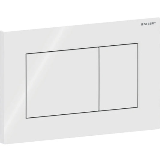 Geberit Sigma01 actuator plate, square, dual flush