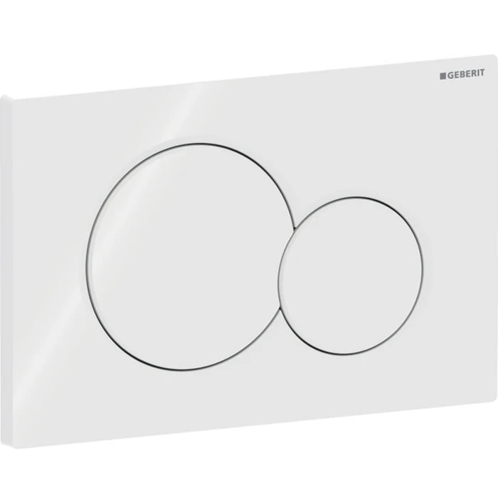 Geberit Sigma01 actuator plate, round, dual flush