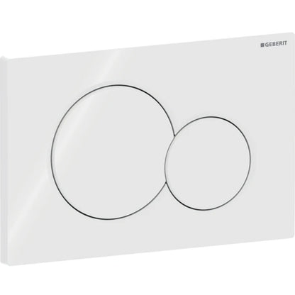 Geberit Sigma01 actuator plate, round, dual flush