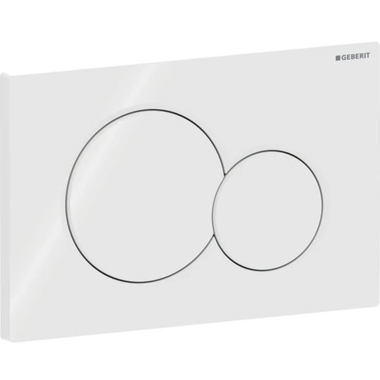 Geberit Sigma01 actuator plate, round, dual flush