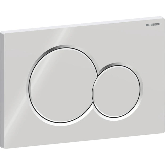 Geberit Sigma01 actuator plate, round, dual flush