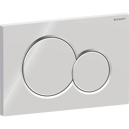 Geberit Sigma01 actuator plate, round, dual flush