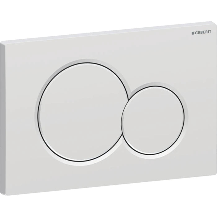 Geberit Sigma01 actuator plate, round, dual flush