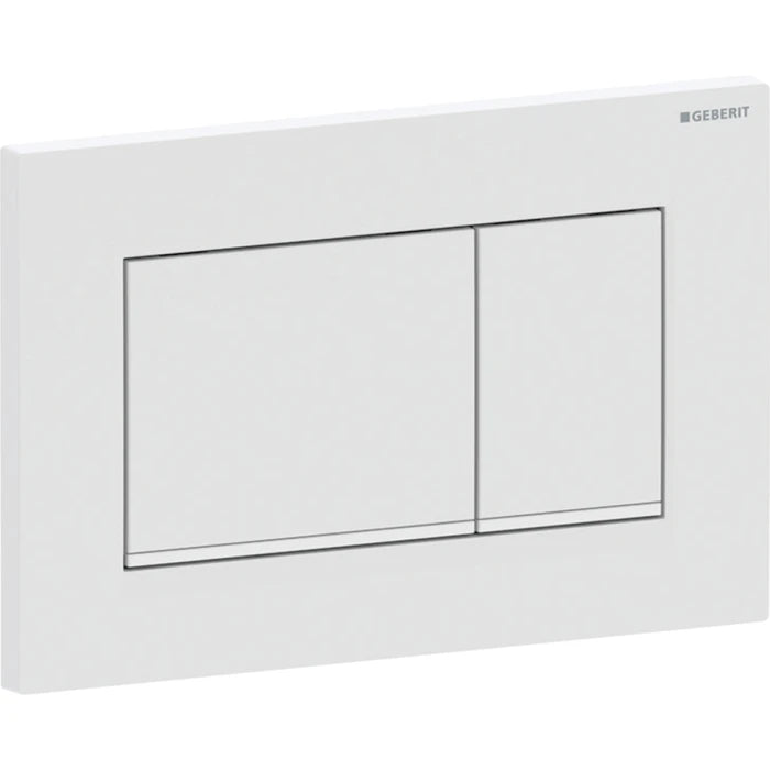 Geberit Sigma20 actuator plate, square, dual flush