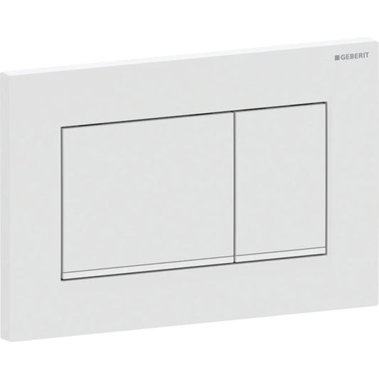 Geberit Sigma20 actuator plate, square, dual flush