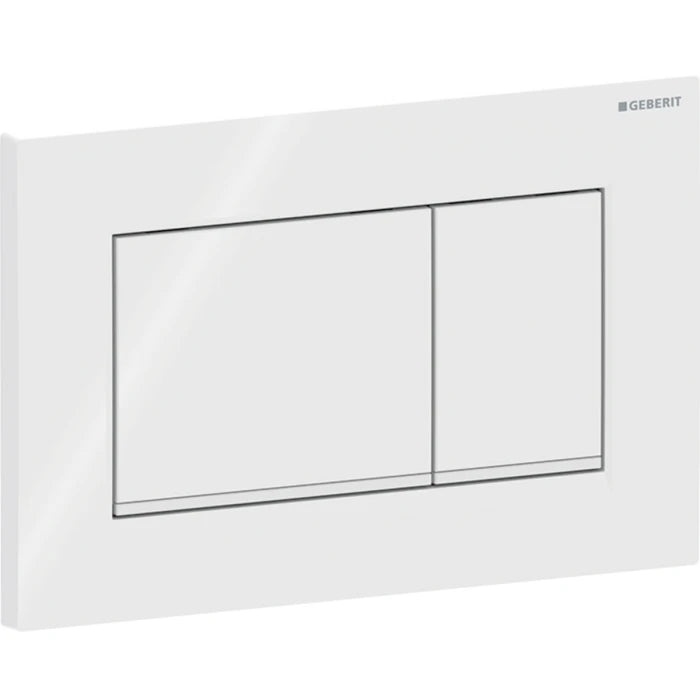Geberit Sigma20 actuator plate, square, dual flush