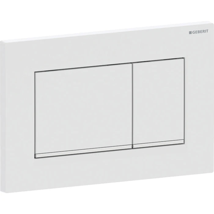 Geberit Sigma20 actuator plate, square, dual flush