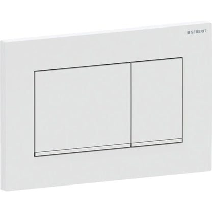 Geberit Sigma20 actuator plate, square, dual flush