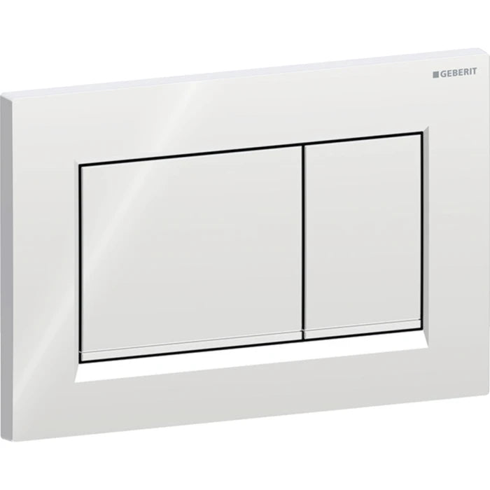 Geberit Sigma20 actuator plate, square, dual flush