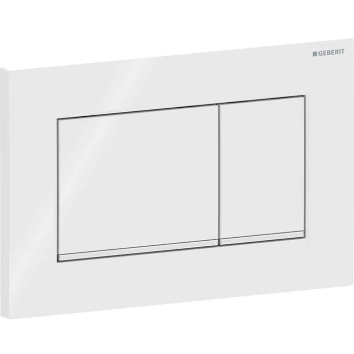 Geberit Sigma20 actuator plate, square, dual flush