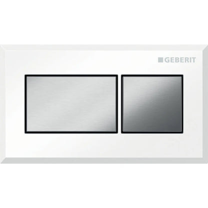 Geberit pneumatic WC flush control, dual flush, concealed actuator