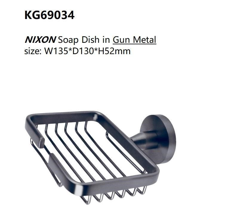 JESS Soap Dish in Gun Metal