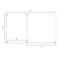 KUBIX Walk In Shower Panel - Chrome