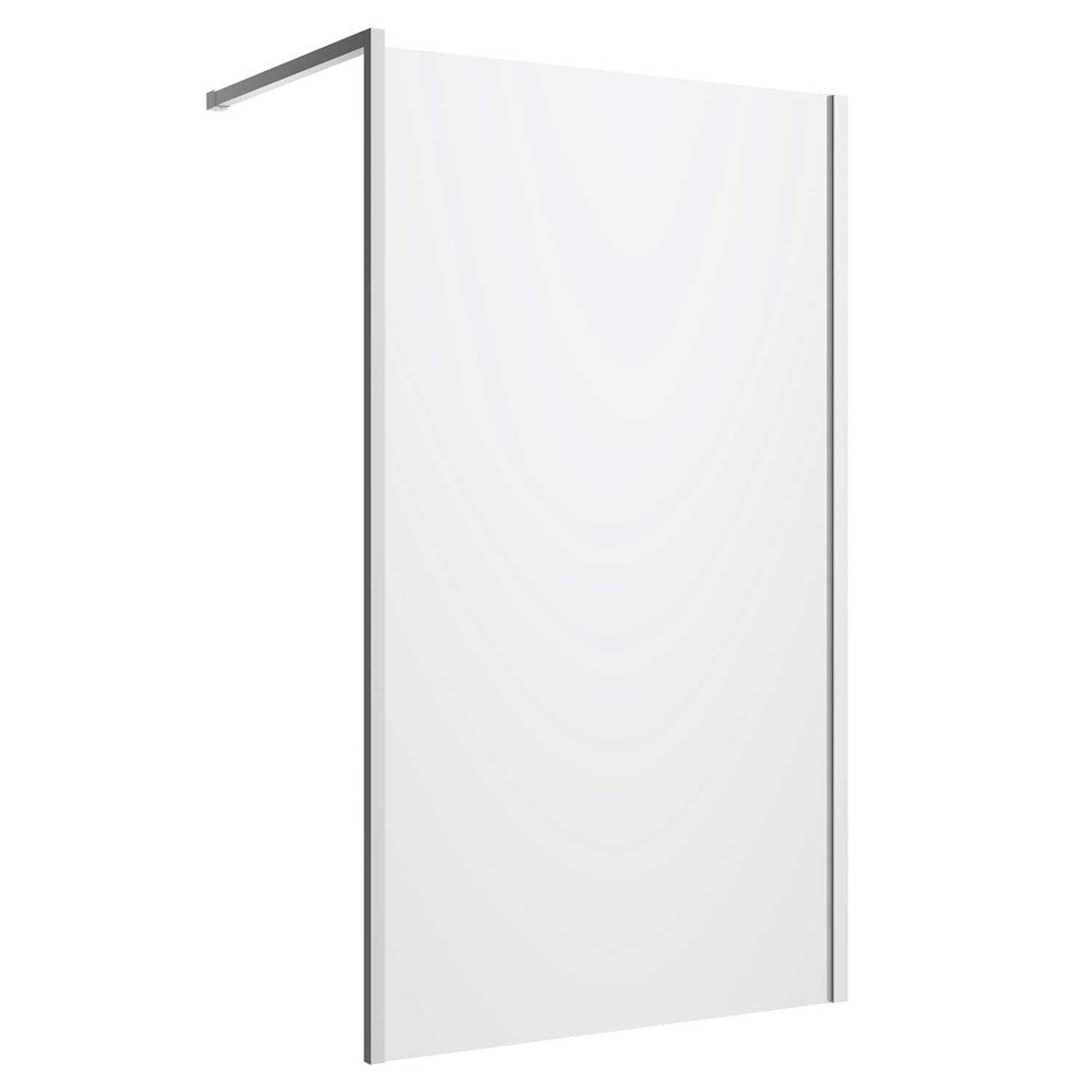 KUBIX Walk In Shower Panel - Chrome