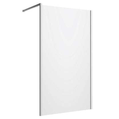KUBIX Walk In Shower Panel - Chrome