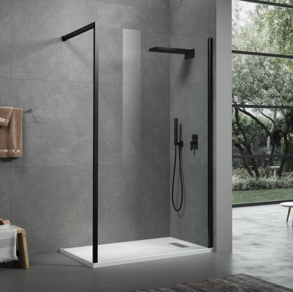 KUBIX Walk In Shower Panel - Chrome