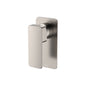 Tono Wall Mixer, Rectangular Plate, Brushed Nickel