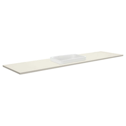 SARAH Semi Inset ROMAN SAND 1800mm Basin Top Single Bowl 1TH
