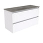 SATORI QUEST 1200 Gloss White 2 Drawer Vanity Wall Hung