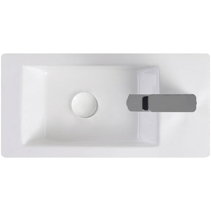 LINEA Wall Hung Basin Right Hand Tap