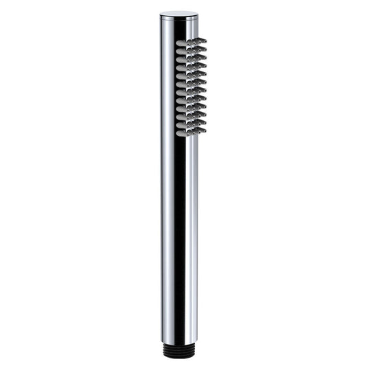 Round Pipe style Hand Held Shower Head Chrome