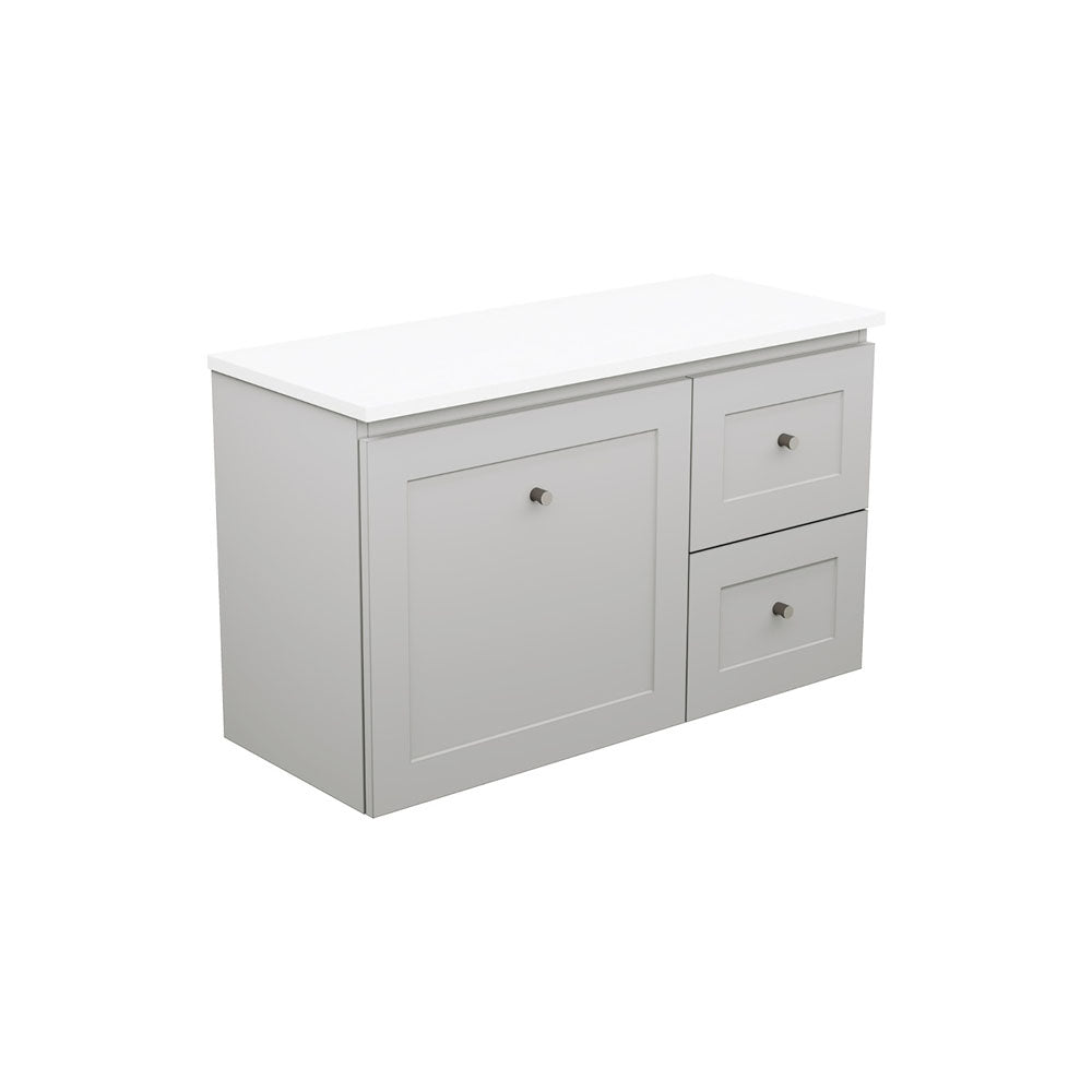 Newport Ensuite Door & Drawer 900 Wall-Hung Vanity