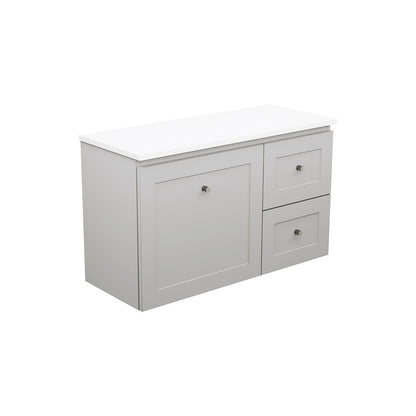 Newport Ensuite Door & Drawer 900 Wall-Hung Vanity