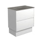 SATORI AMATO 750 Satin White Vanity On Kick